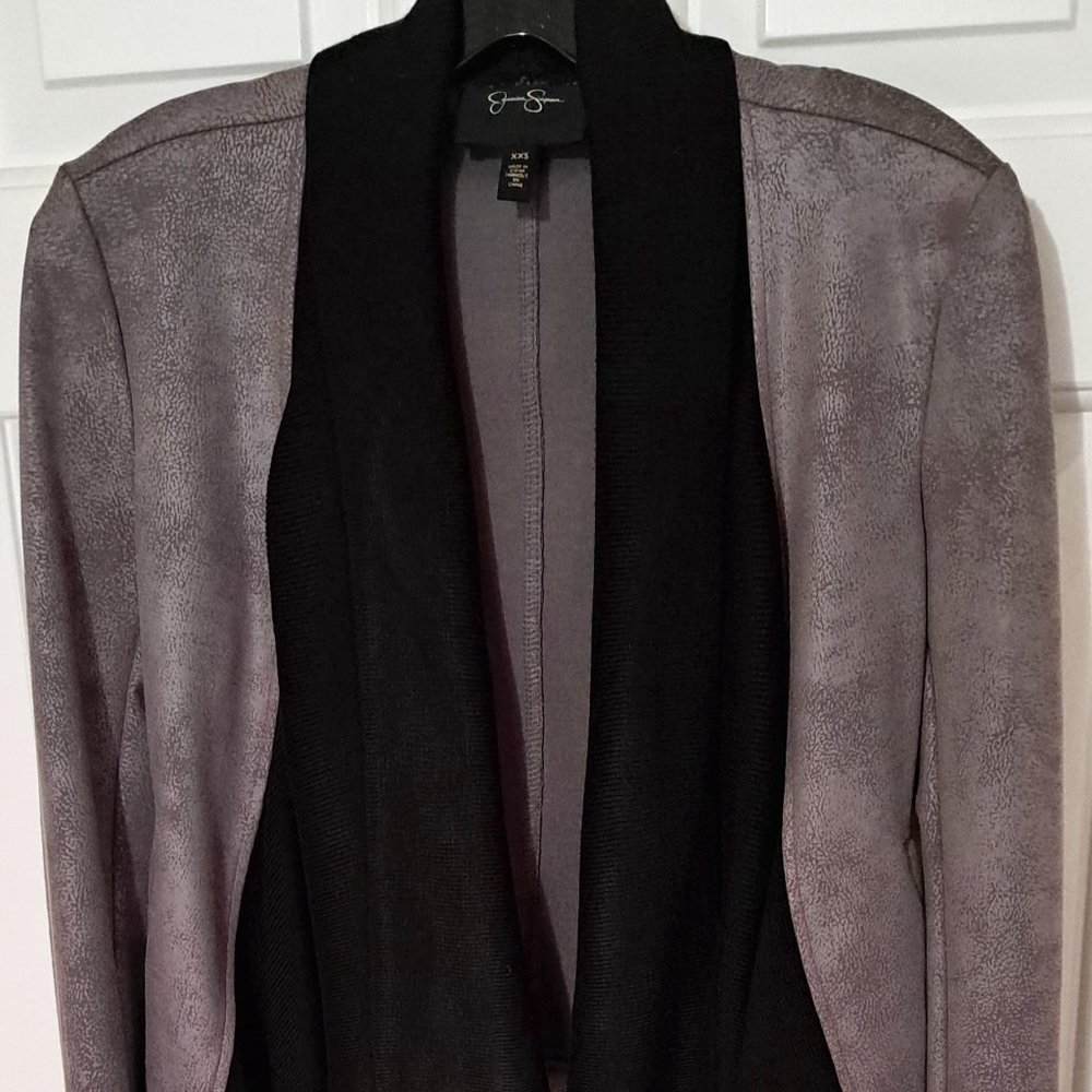 Jessica Simpson Two Tone Open Cardigan
